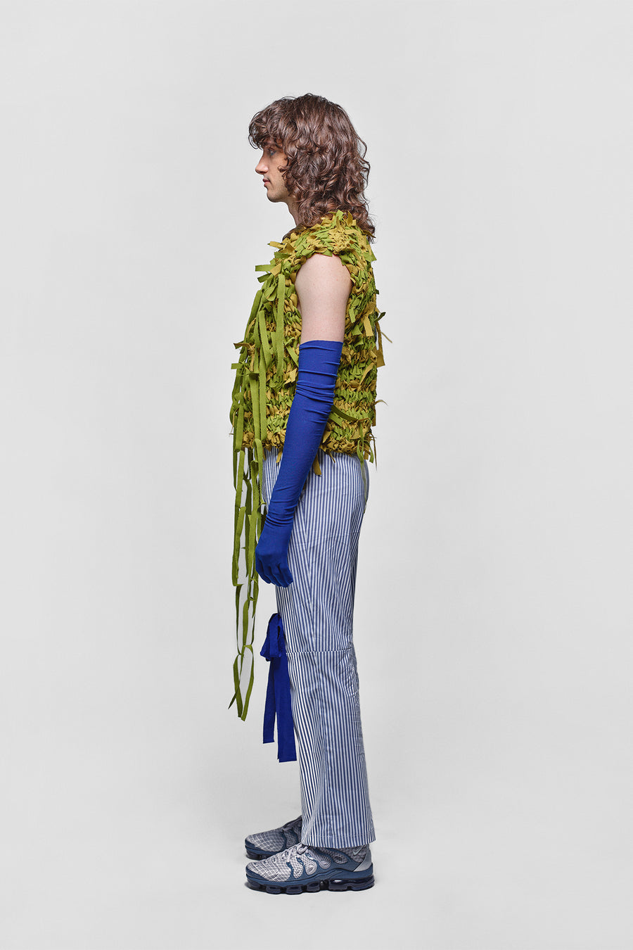 GREEN-YELLOW SCRAP VEST