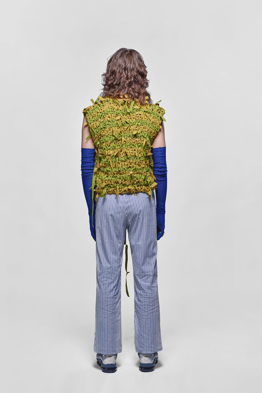 GREEN-YELLOW SCRAP VEST