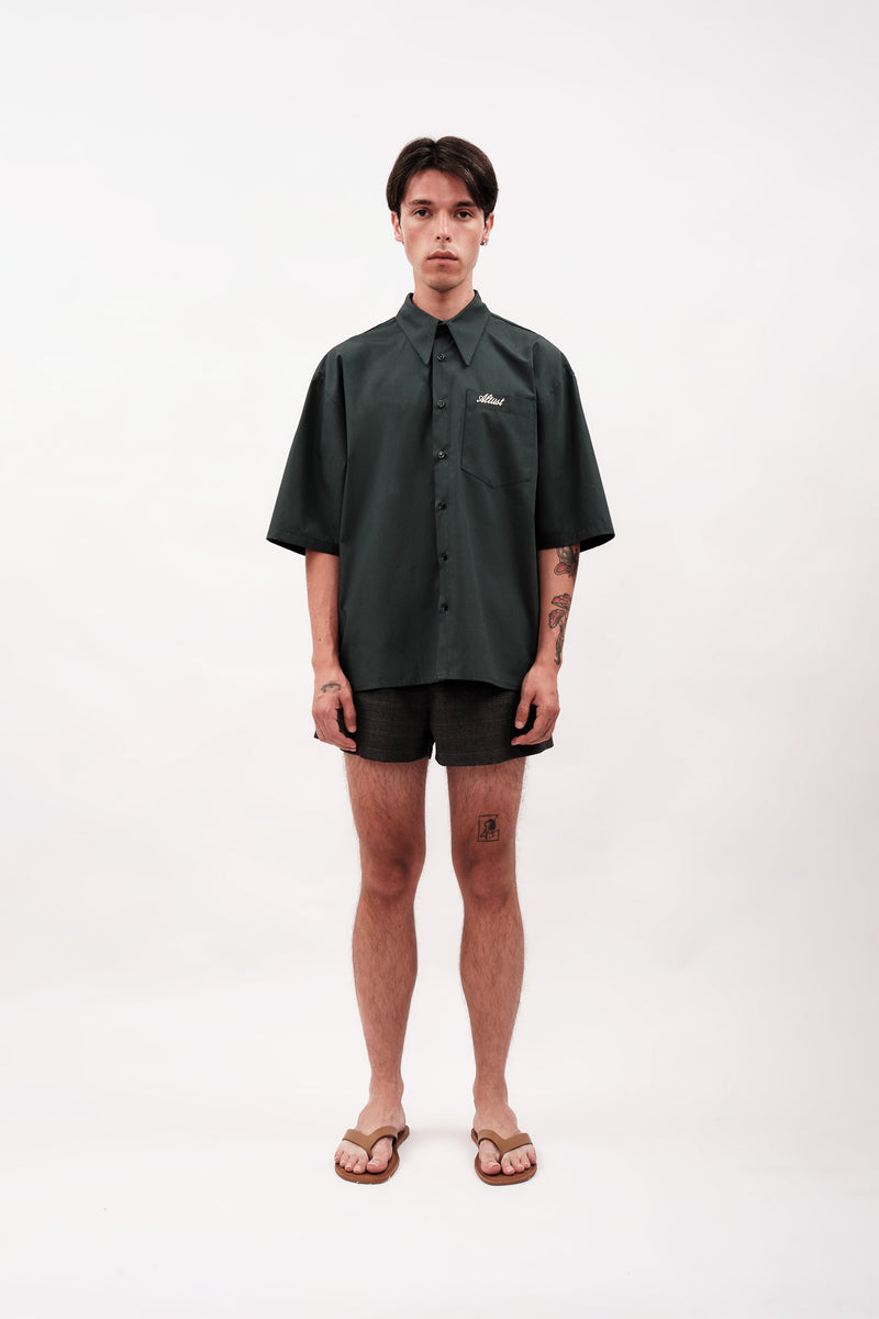 POPLIN SHIRT -  GREEN