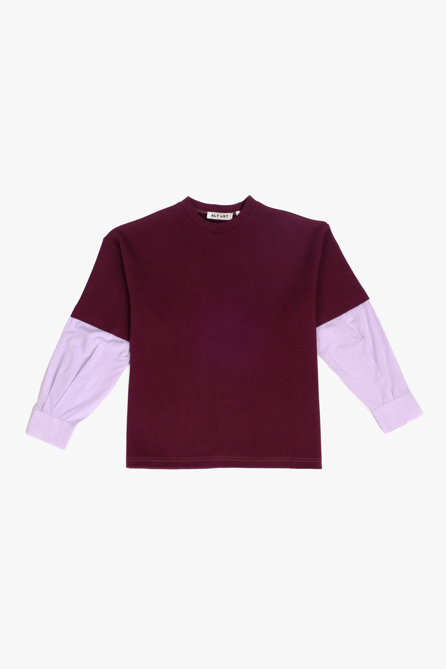 SHIRT SLEEVED T-SHIRT – ONE OF ONE IN "CHERRY-LAVENDER" - M