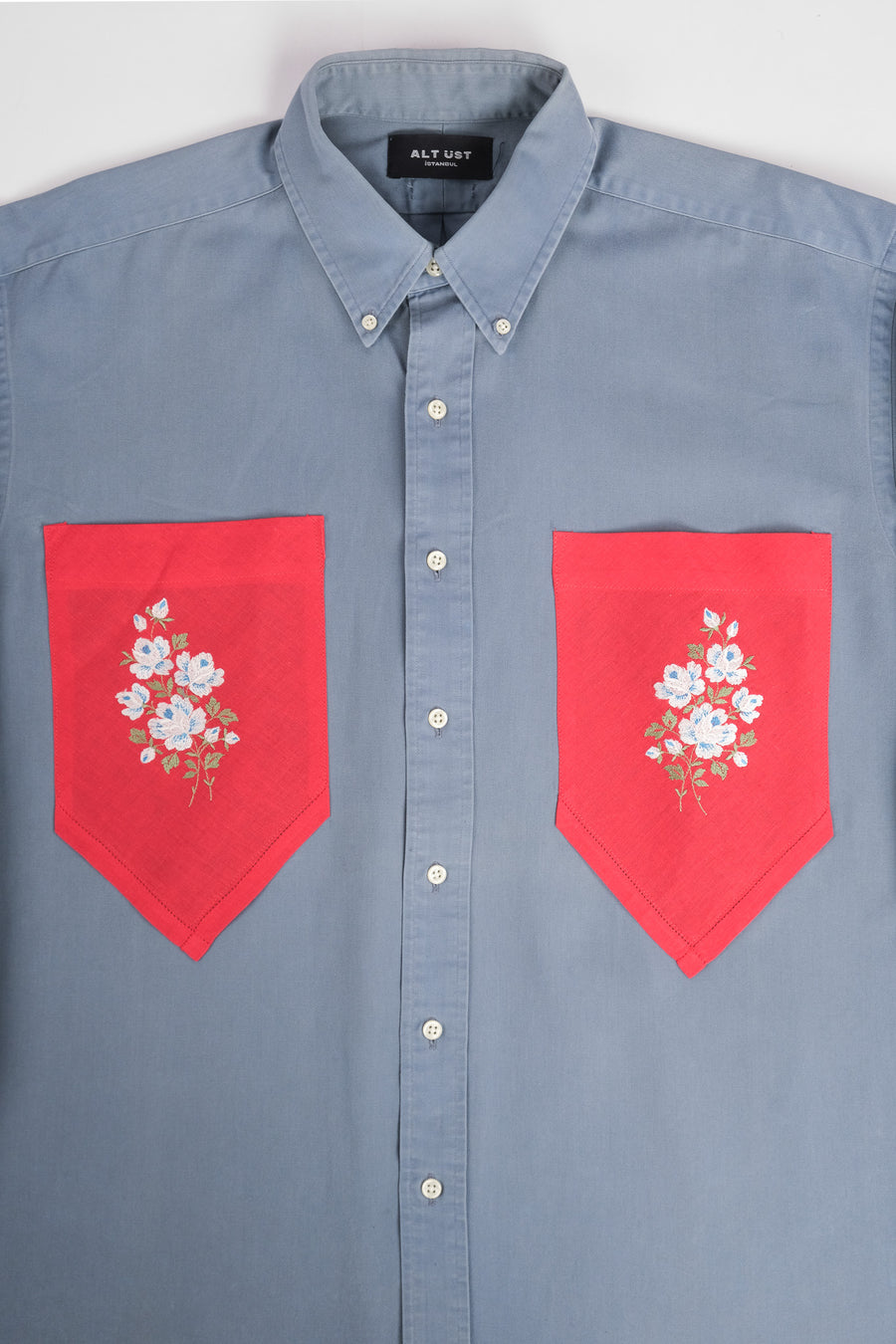 FLORAL PATCH POCKET SHIRT - ONE OF ONE - L