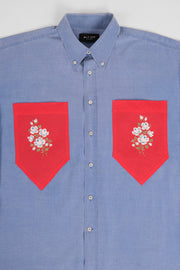 FLORAL PATCH POCKET SHIRT - ONE OF ONE - L