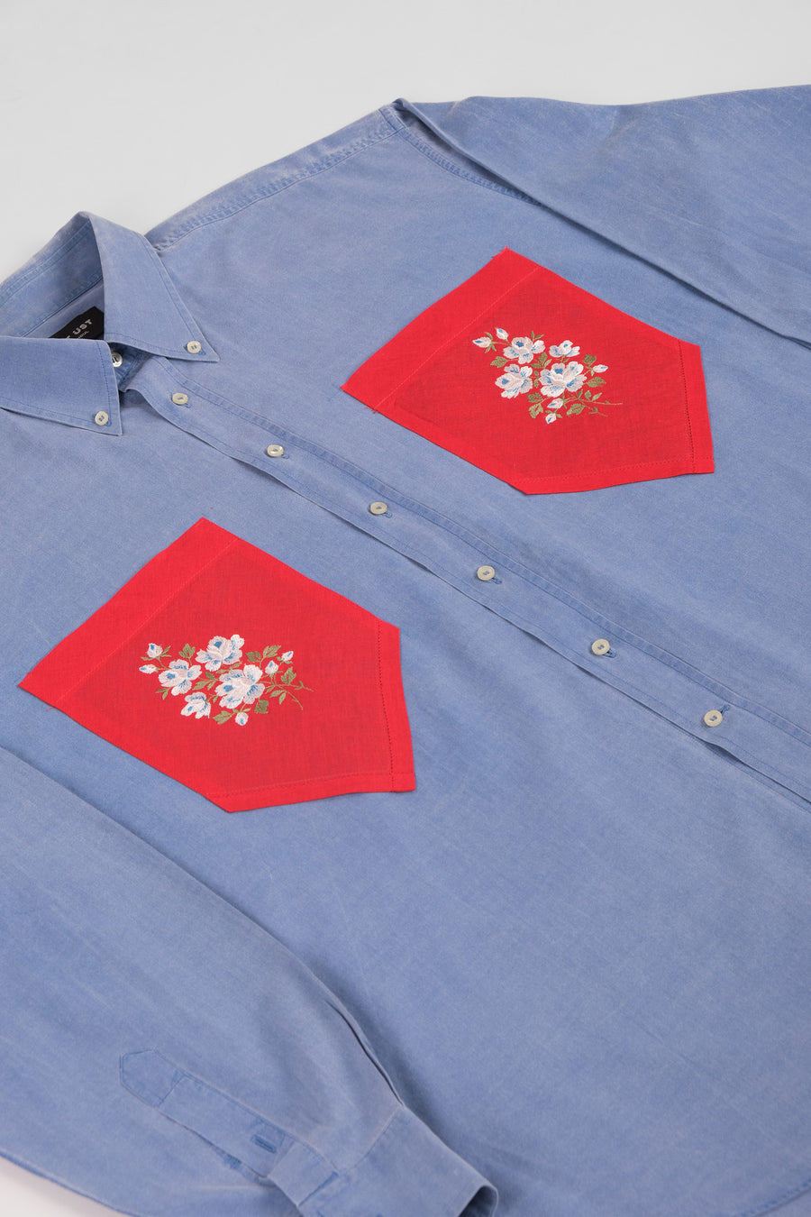 FLORAL PATCH POCKET SHIRT - ONE OF ONE - L