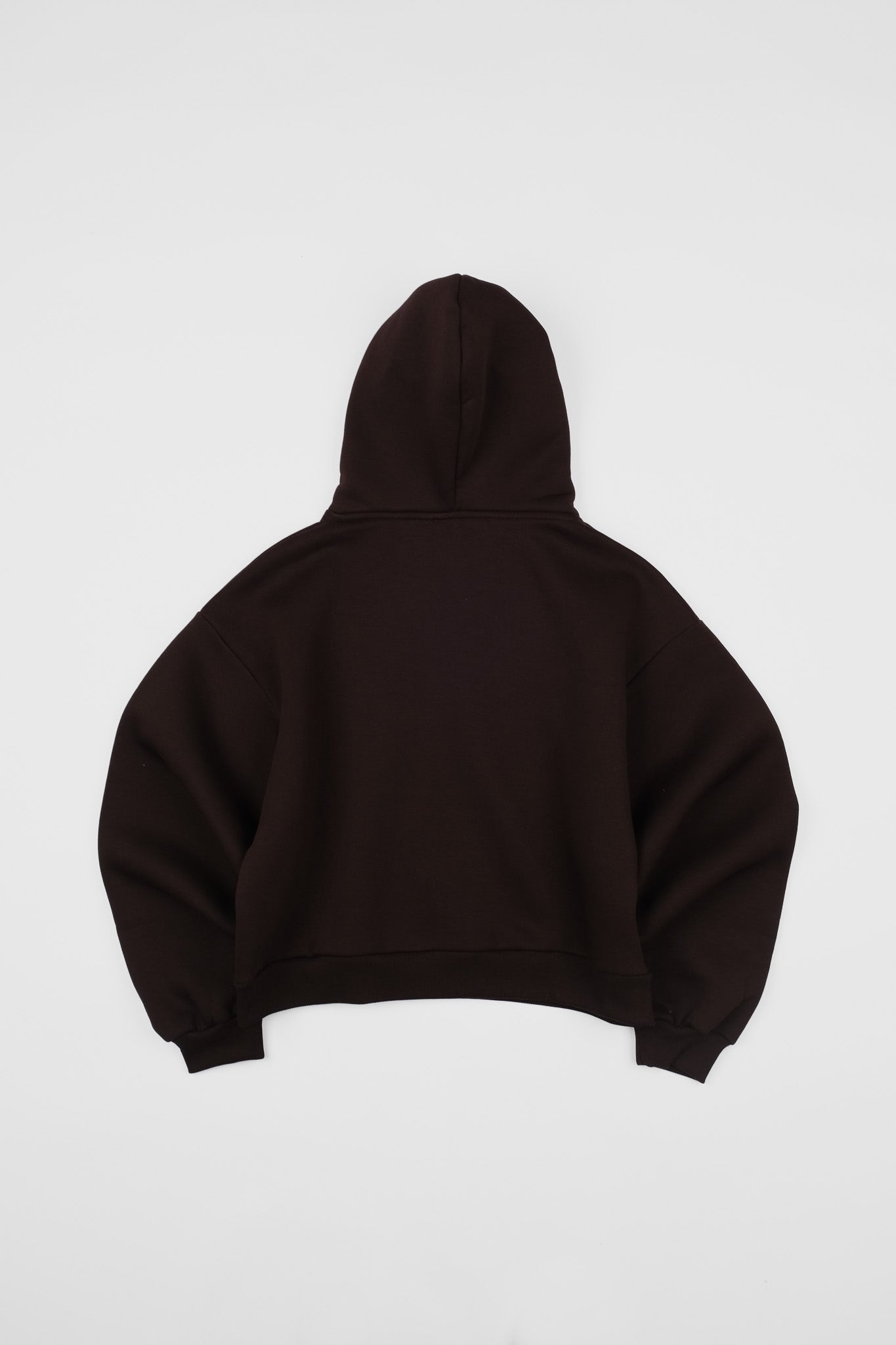 GRID HOODIE - BITTER BROWN