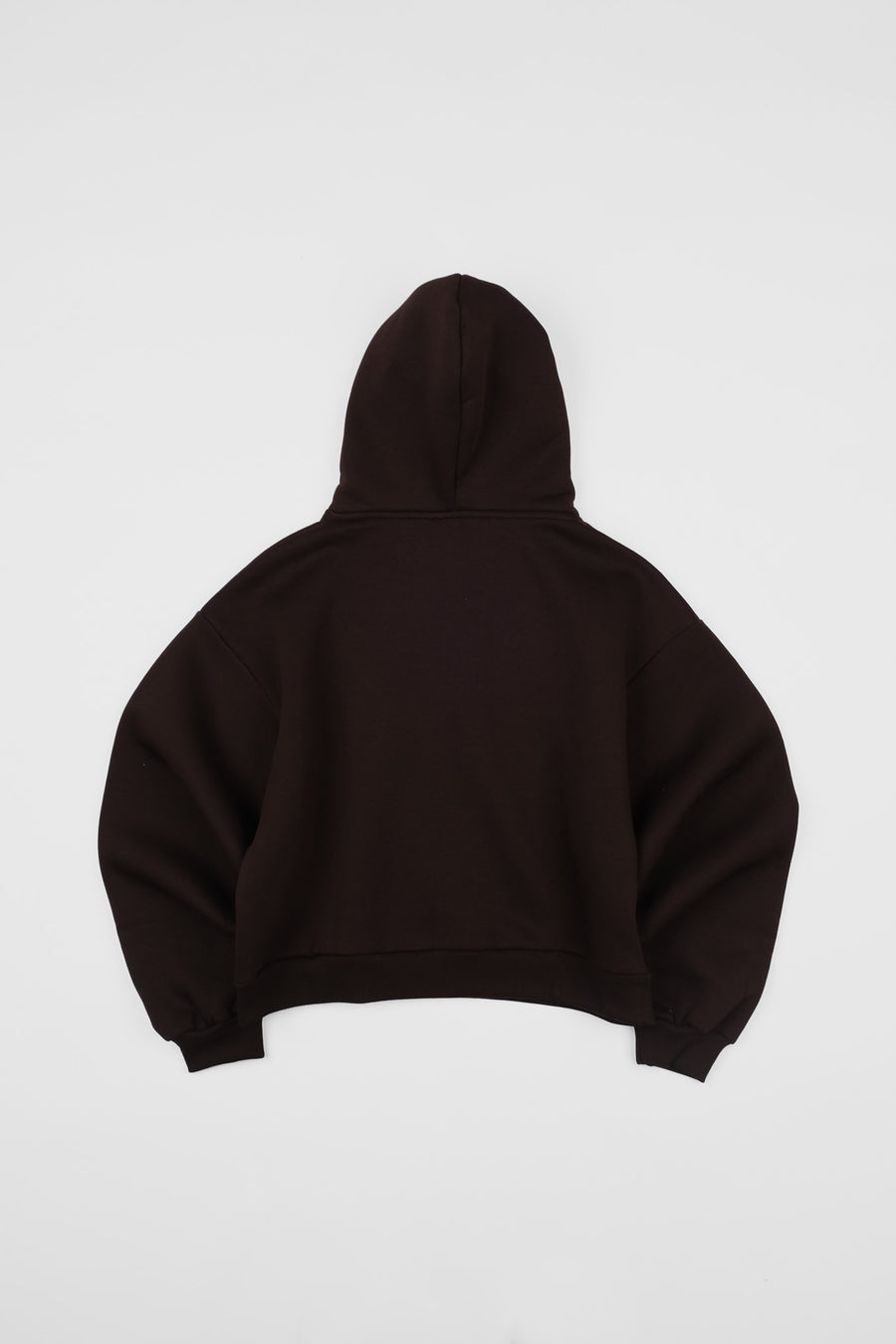 GRID HOODIE - BITTER BROWN