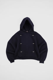 GRID HOODIE - MIDNIGHT NAVY