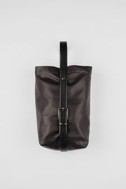 KEMER SAPLI ÇANTA – KOYU KAHVERENGİ