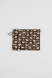 TIE COIN PURSE - GREEN DAISY