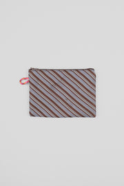 Kravat Bozuk Para Cüzdanı - Mavi Kahverengi