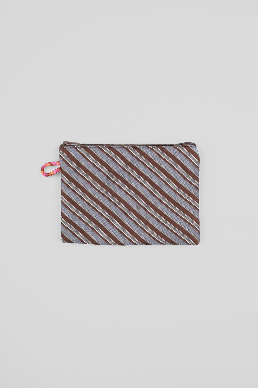 Kravat Bozuk Para Cüzdanı - Mavi Kahverengi