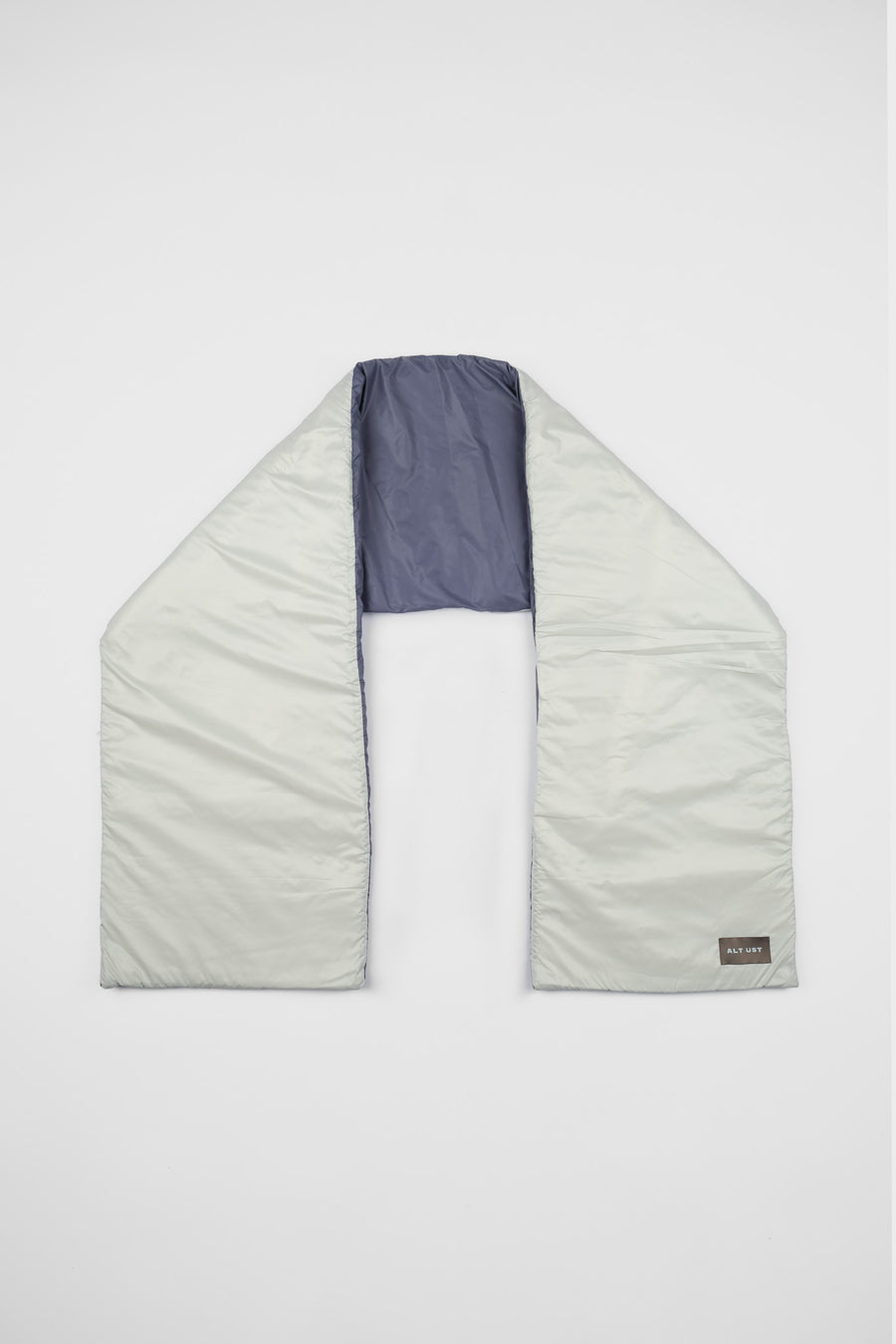 PUFFER SCARF - AQUA BLUE