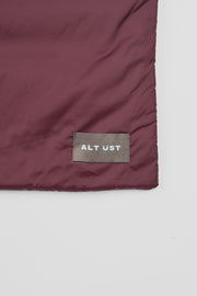 PUFFER SCARF - BORDEAUX OLIVE