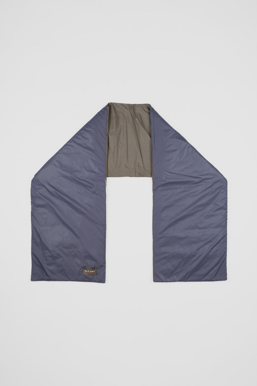 PUFFER SCARF - BLUE GREEN