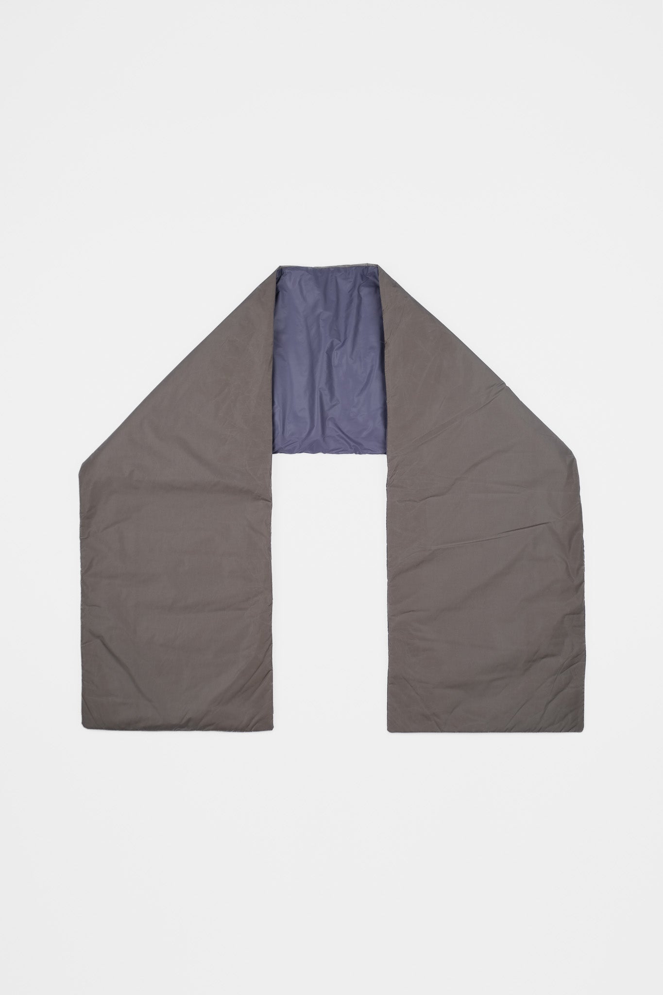 PUFFER SCARF - BLUE GREEN