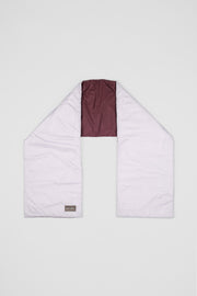 PUFFER SCARF - LILAC BORDEAUX