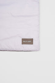 PUFFER SCARF - LILAC BORDEAUX