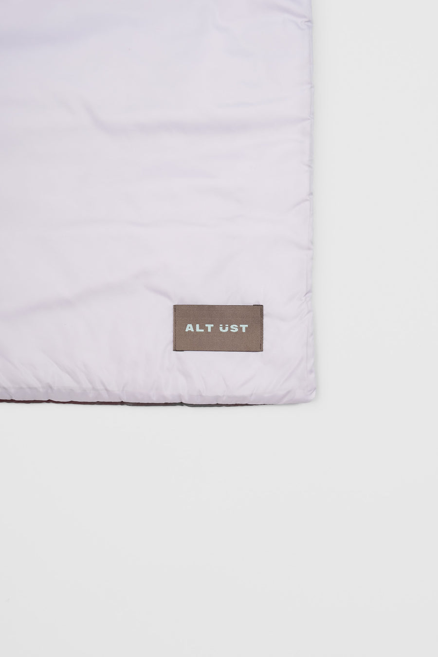 PUFFER SCARF - LILAC BORDEAUX