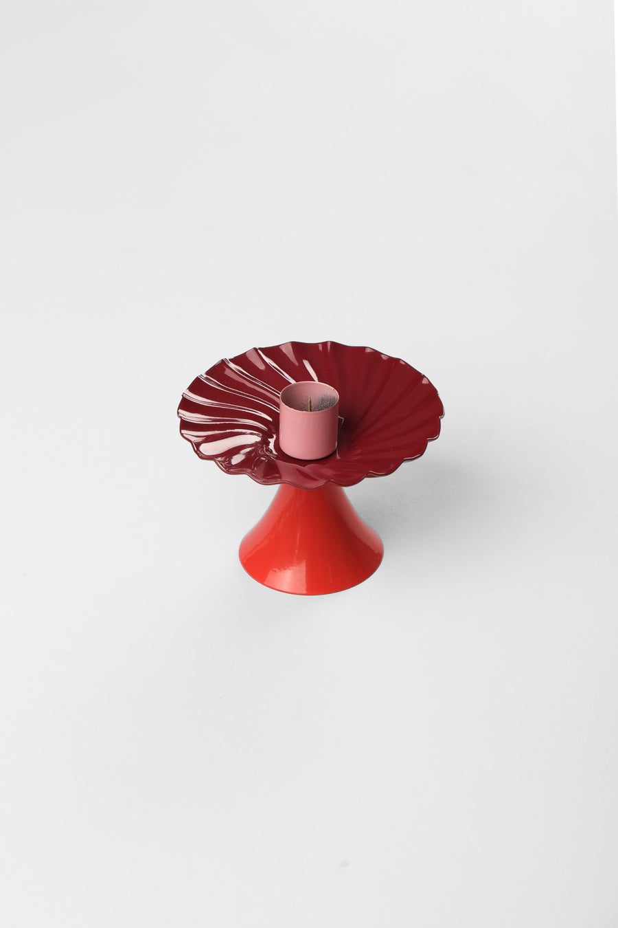 CANDLEHOLDER - RED BURGUNDY