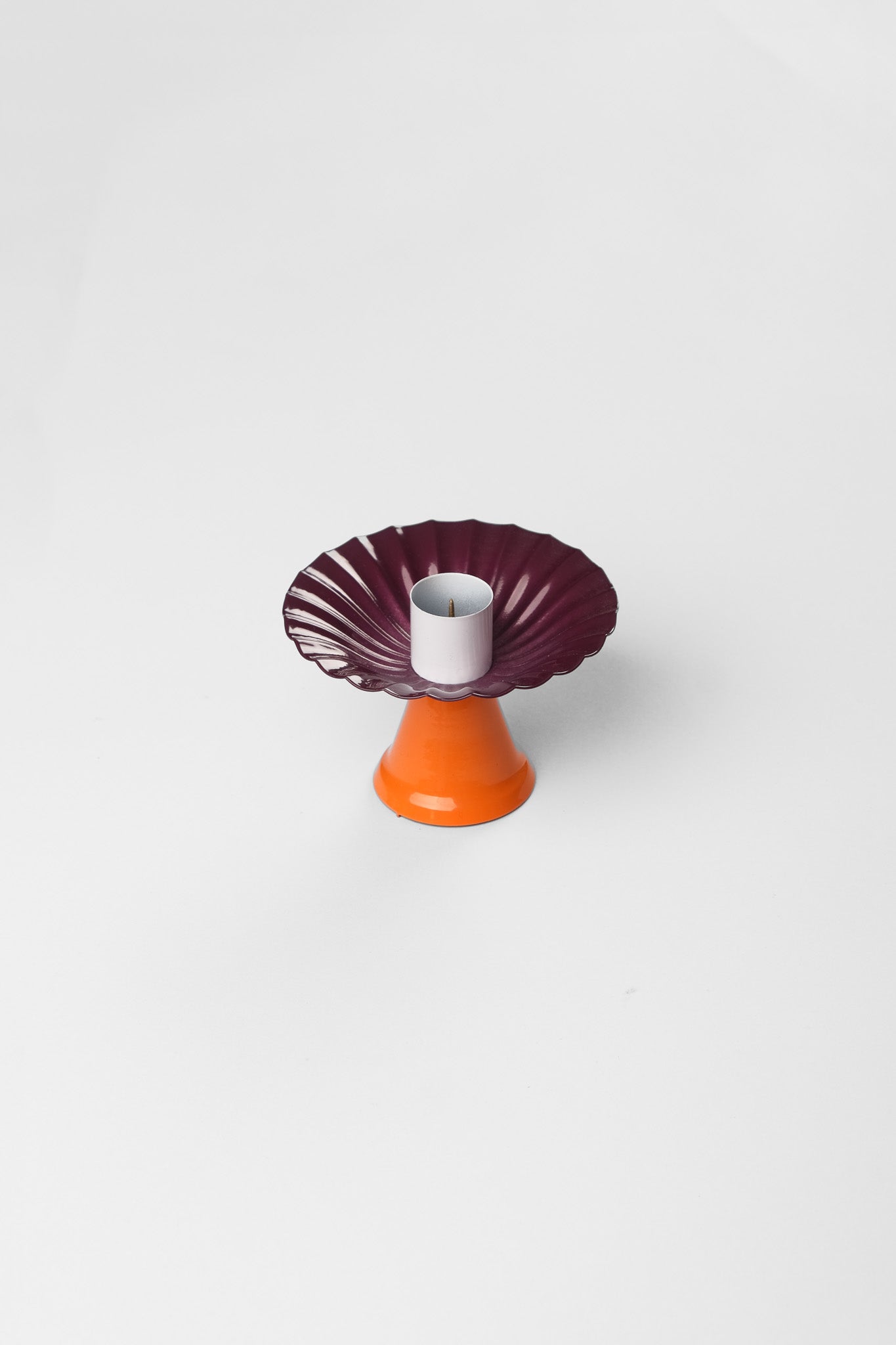 CANDLEHOLDER - PURPLE ORANGE