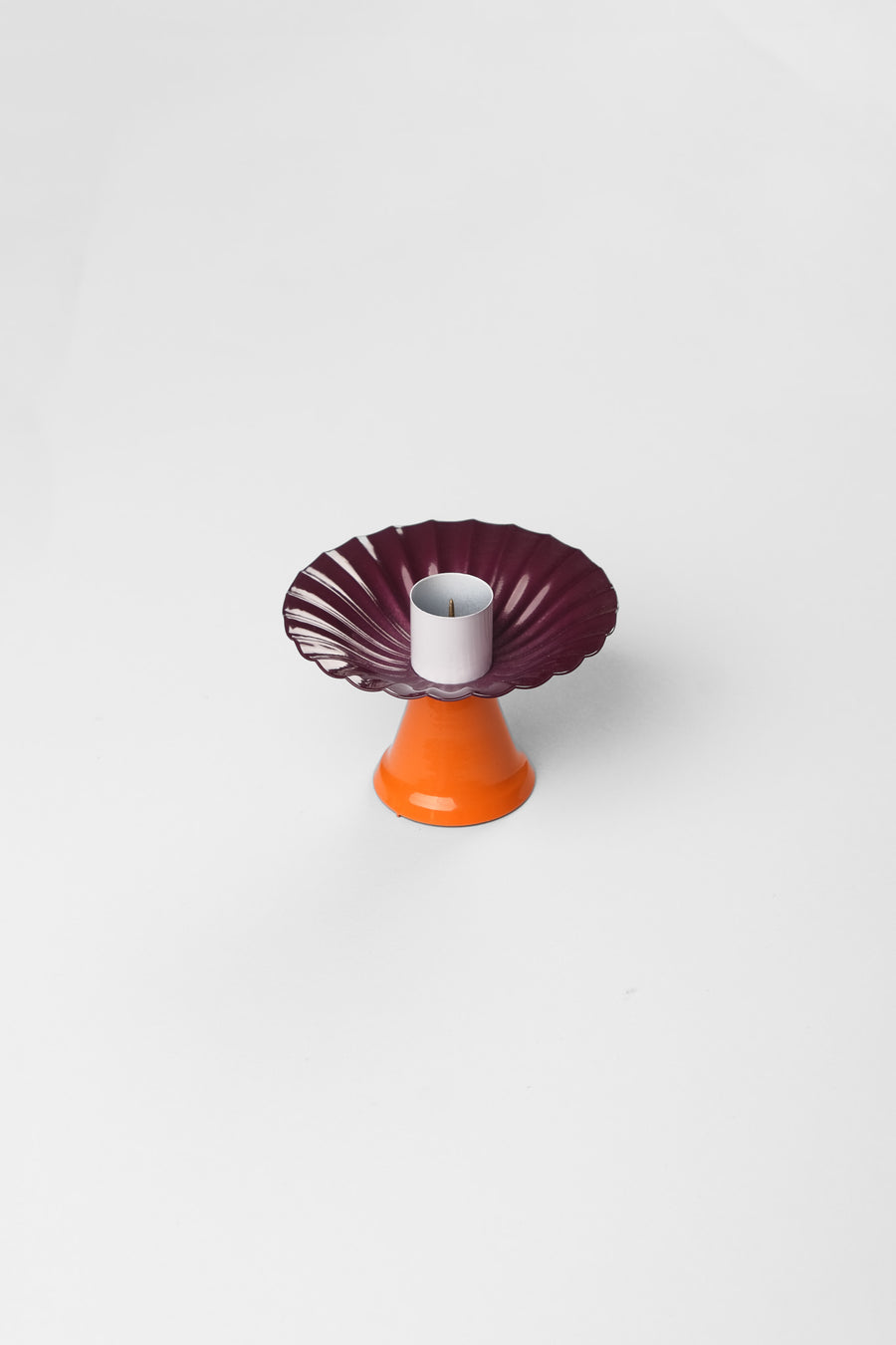CANDLEHOLDER - PURPLE ORANGE