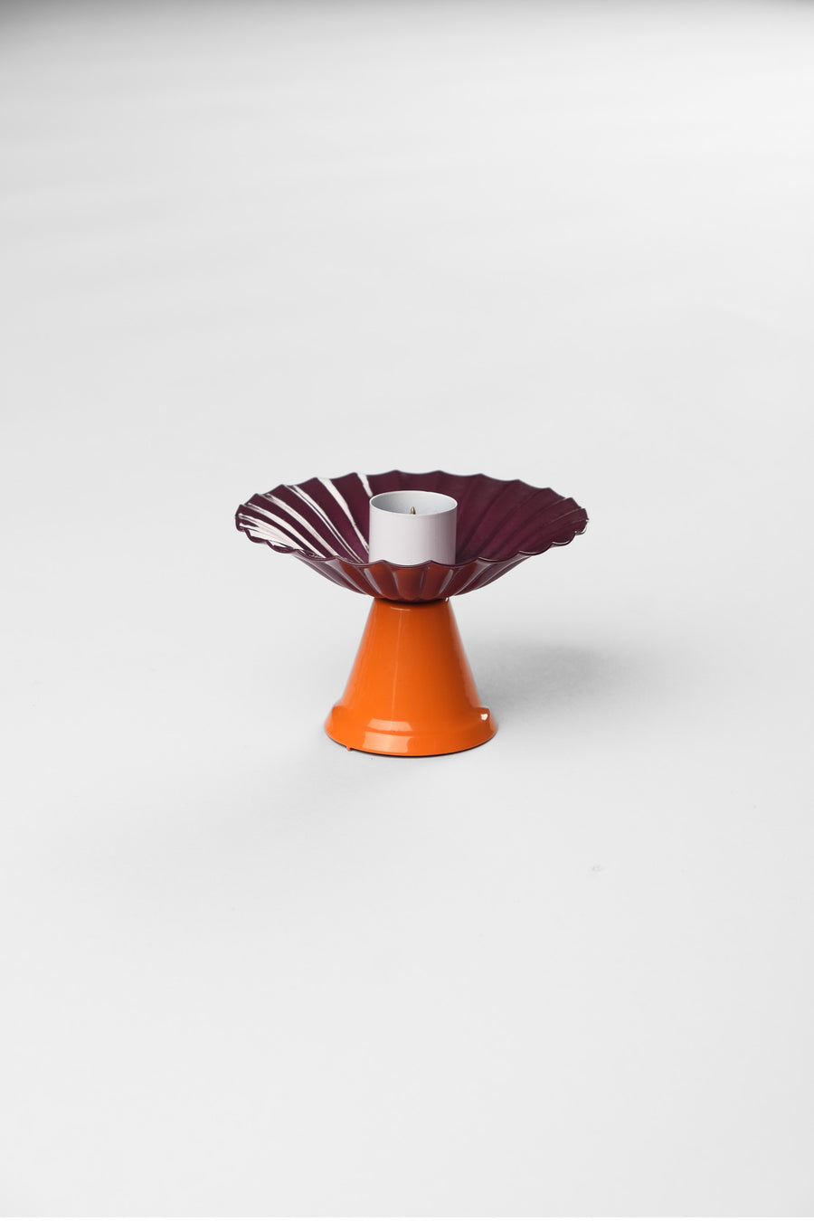 CANDLEHOLDER - PURPLE ORANGE
