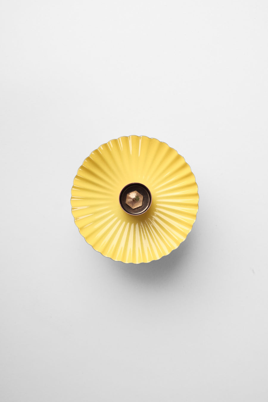 CANDLEHOLDER - YELLOW BURGUNDY
