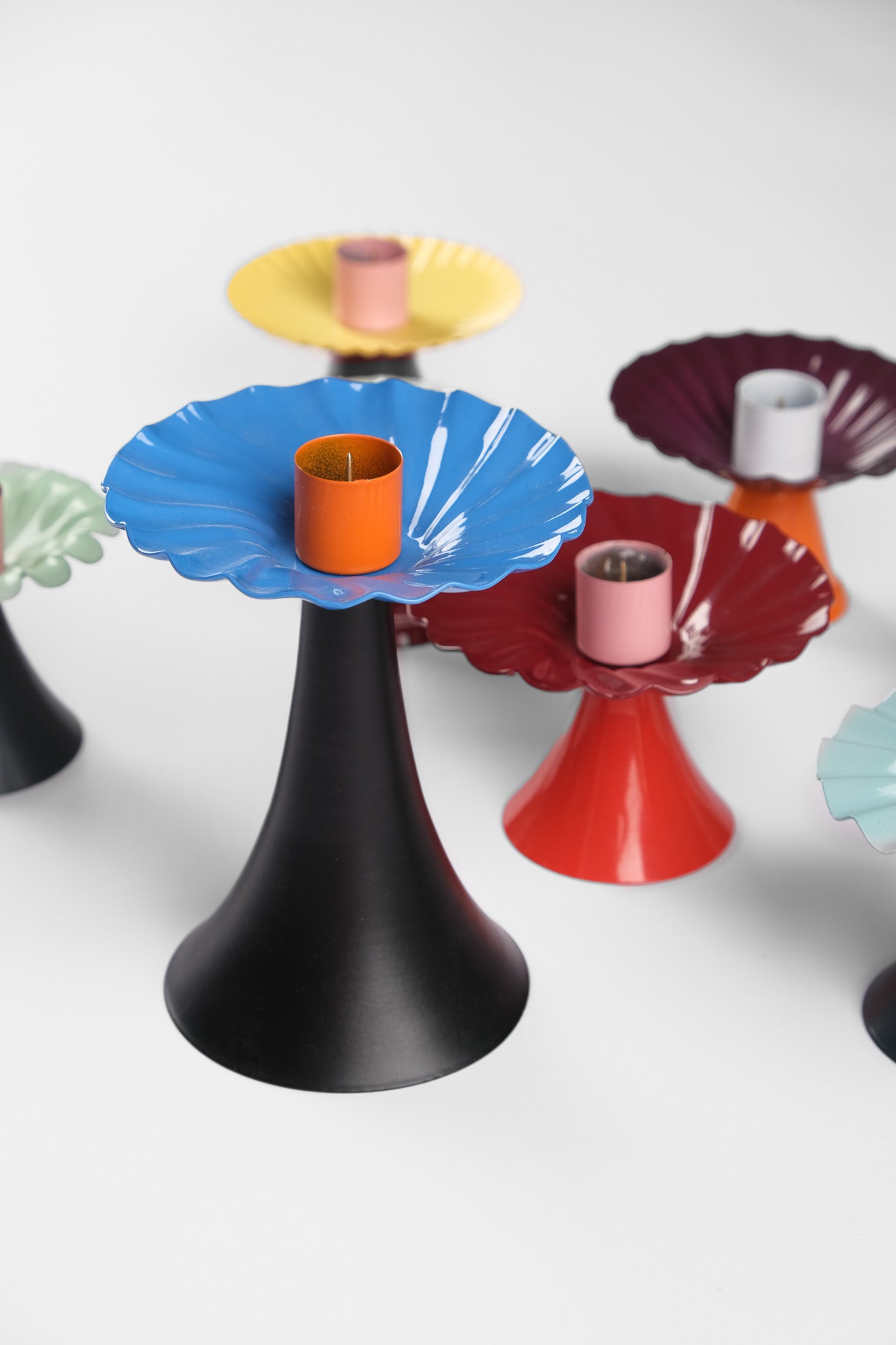 CANDLEHOLDER - BLUE ANTHRACITE