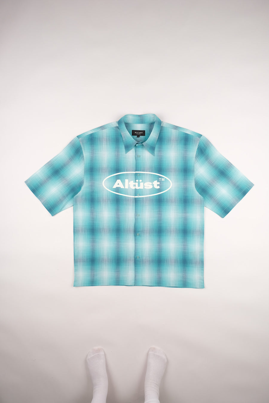 PLAID LOGO SHIRT