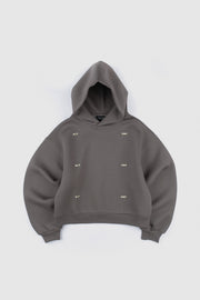 GRID HOODIE - TOPRAK