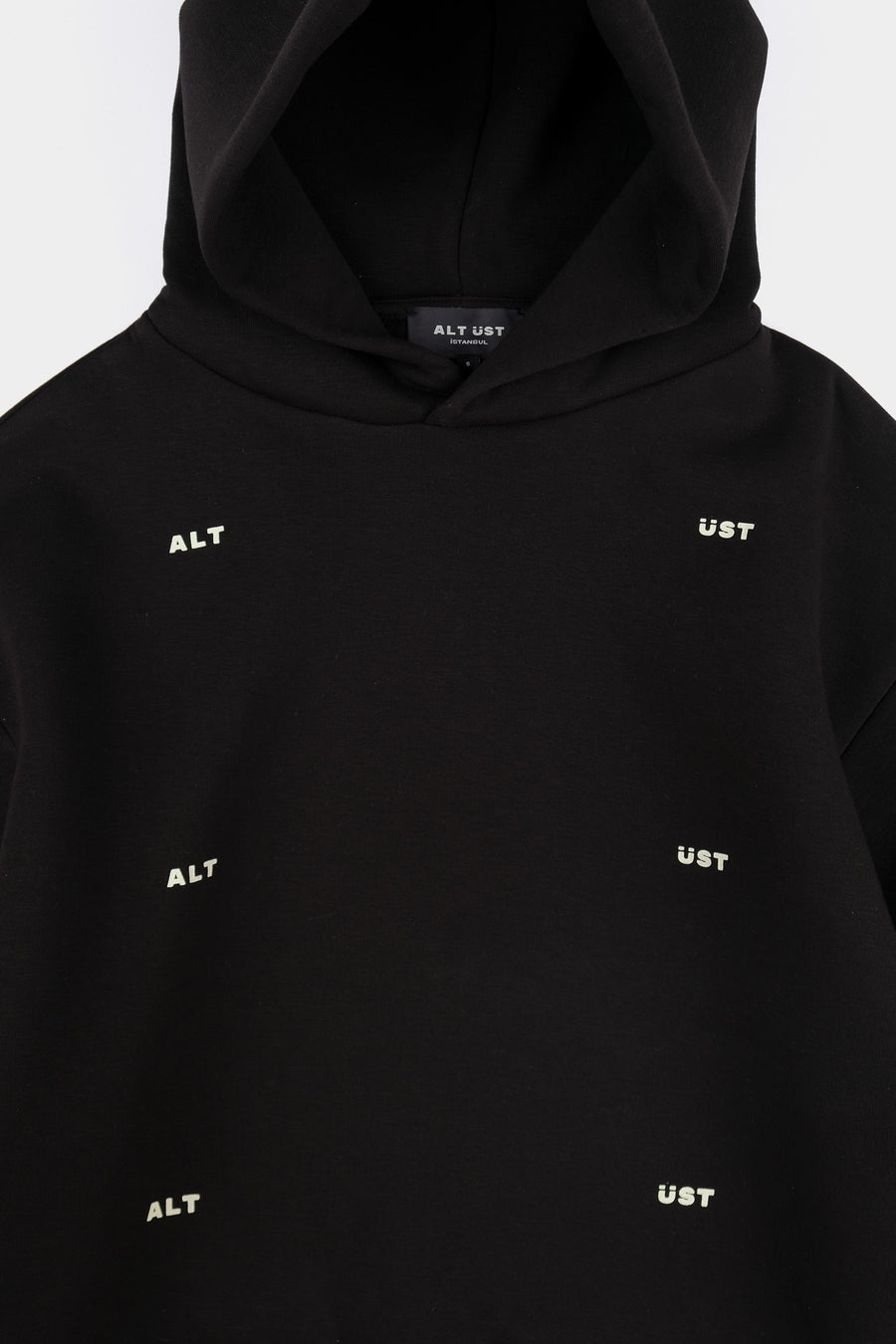 GRID HOODIE - SİYAH